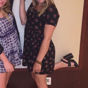 Brandy Melville Black and Red Dress